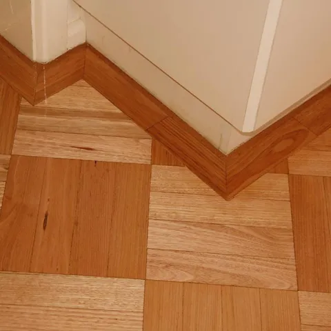 Timber flooring installation detail