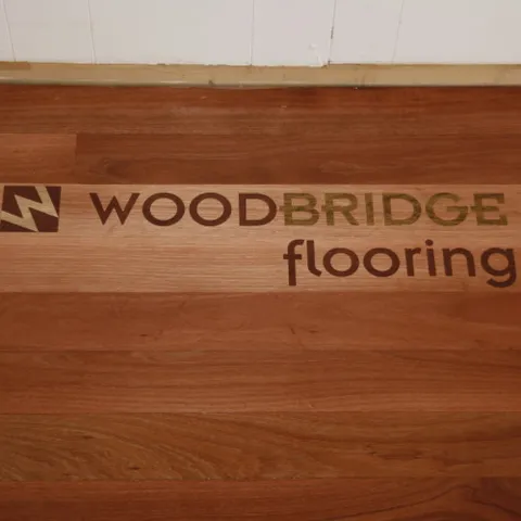 Inlaid timber flooring detail