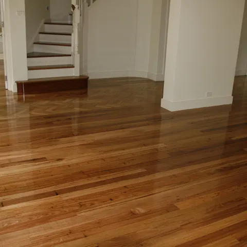 Restored wormy chestnut timber flooring, detail 2